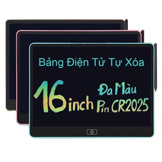 [16 Inch] Bảng Viết Tự Xóa 16 Inch Đa Sắc Bảng Vẽ Tự Xóa Thế Hệ Mới Thông Minh Bảng LCD Tự Xóa 16 Inch - Dừa Shopkids