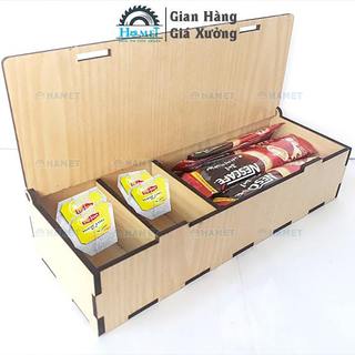 Hộp gỗ đựng túi trà -túi cafe văn phòng xinh xắn