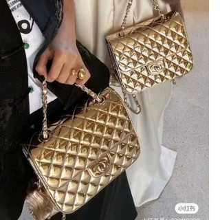 Ba lô da thật kèm sao  ( size  25_ cod chip- gold+ bạc )