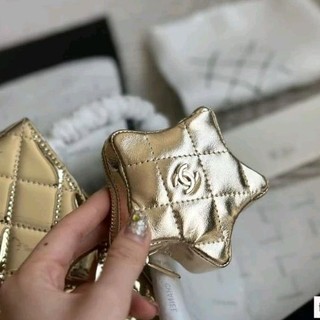 Ba lô da thật kèm sao  ( size  25_ cod chip- gold+ bạc )