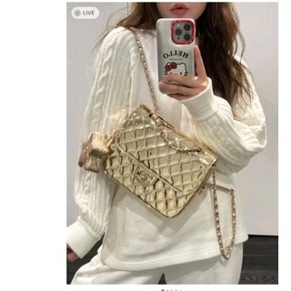 Ba lô da thật kèm sao  ( size  25_ cod chip- gold+ bạc )