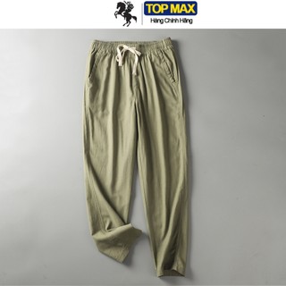 Quần Đũi Dài TOP Max,chất đũi linen sợi tre cao cấp,form suông ống rộng mềm mịn, co giãn