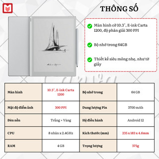 Máy đọc sách BOOX GO 10.3