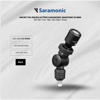 Micro thu âm đa hướng Saramonic SmartMic Di Mini - Kết nối trực tiếp vào điện thoại - Bảo hành 24 tháng chính hãng