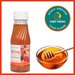 Mật ong hoa cà phê Đăk Lăk cao cấp, nguyên chất bổ dưỡng tốt cho sức khỏe thể tích 100ml từ NÔNG SẢN GIỌT NẮNG