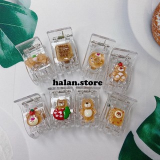 Kẹp Tóc Càng Cua 5 Răng  HÌNH GẤU Dễ Thương