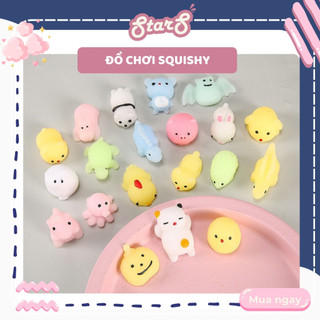 Đồ chơi squishy mochi mềm dẻo dễ thương phát sáng silicon cho bé