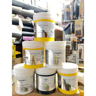 Sơn acrylic 3D sunway hũ 1200ml màu trắng,vàng thư,màu đen