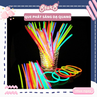 Hộp đựng Que phát sáng 20cm dạ quang vào ban đêm [ Bán sỉ ] Vòng dạ quang lightstick kèm chốt nhựa