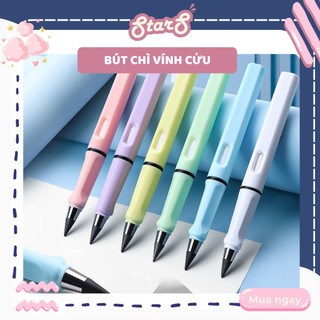 Bút chì vĩnh cửu không cần gọt HB StarShanoi Bút chì xoắn ốc đầu chống mòn công nghệ mới