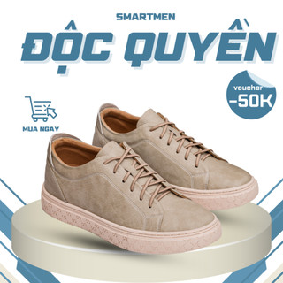 Giày Thể thao Tăng chiều cao SMARTMEN STAR-03S Nâu