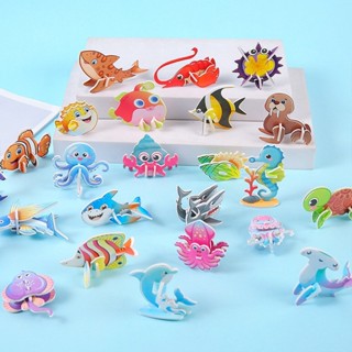 Tranh xốp lắp ghép mô hình 3D cho bé, trò chơi xếp hình côn trùng động vật cho bé trai bé gái Bee Toys