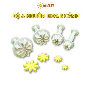 Khuôn nhấn hoa 8 cánh