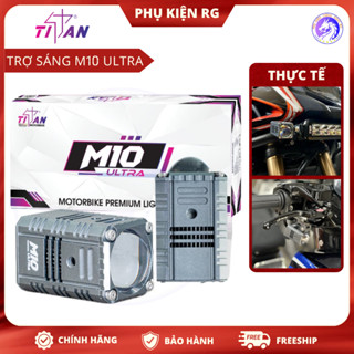 Đèn Trợ Sáng Titan M10 Ultra V1-V2, Đèn Trợ Sáng Bi Cầu Mini Công Suất Mạnh Kháng Nước Tốt BH 12T