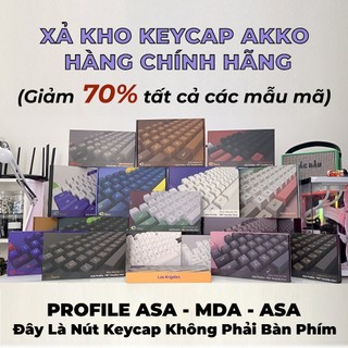 [Xả Kho AKKO Chính Hãng] Bộ Keycap Akko PBT Double Shot Full Set