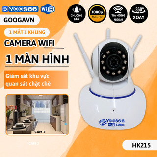 (KÈM THẺ NHỚ 32GB) Camera IP WIFI YOOSEE 3 Râu Trong Nhà, Hỗ Trợ Flash Ban Đêm, Đàm Thoại 2 Chiều