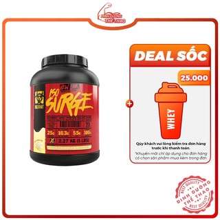 [GIÁ TỐT NHẨT]MUTANT ISO SURGE Sữa Tăng Cơ Iso Surge 5lbs