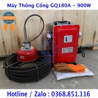 Máy thông cống GQ180A công suất 900W. Full đầy đủ phụ kiện theo máy . Dòng máy dành cho gia đình tốt nhất hiện nay