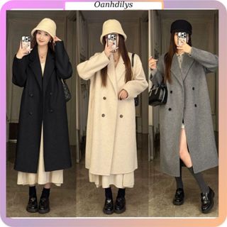 Áo khoác dạ ép dáng dài hàng 2 lớp dày dặn không xù hàng loại 1 OanhDilys