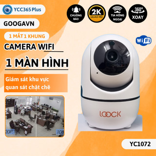 Camera Wifi IP app YCC365 PLUS, FullHD 1080P, Thiết Kế Nhỏ Gọn, Đàm Thoại 2 Chiều- Bảo Hành 12 Tháng