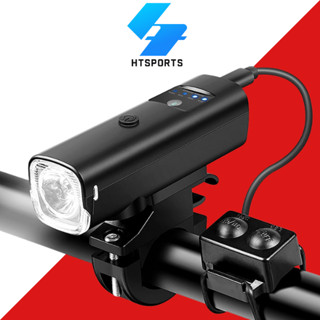 Đèn Gắn Xe Đạp Thể Thao HT Sports Siêu Sáng 4 Chế Độ Đèn Còi To Chống Nước Đi Đêm An Toàn DC1202