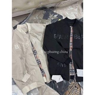 Áo khoác bomber gió bbr thêu chữ 2 lớp