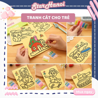 Tranh cát cho bé trẻ em – nhiều size