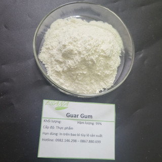 500g Bột Guar gum 99% có độ nhớt cao cấp thực phẩm