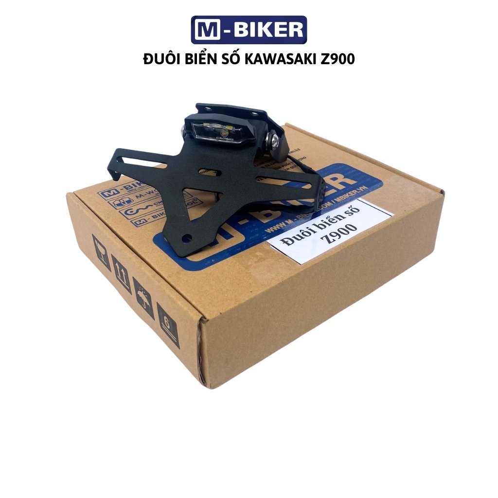 Pad biển số z900.Pad biển số gập z900.Đuôi biển số đút gầm z900 chính hãng mbiker.