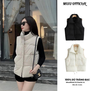 Áo phao Gile nữ lót lông vũ ấm áp phong cách Hàn Quốc Thương Hiệu LOVENA