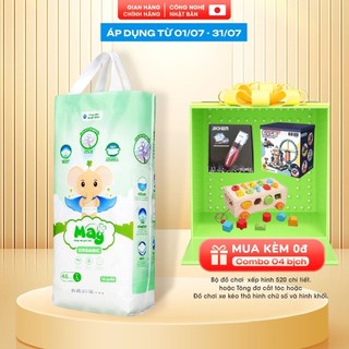 Combo 4 tã bỉm dán, bỉm quần mây organic việt nam size s/m/l/xl/xxl - bỉm quần chống hăm siêu mỏng thấm hút cho bé