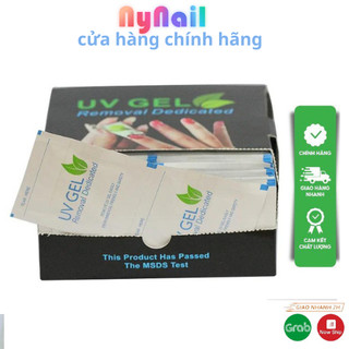 miếng giấy ủ phá sơn gel hộp 200 miếng siêu tiện lợi