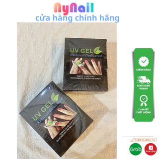 miếng giấy ủ phá sơn gel hộp 200 miếng siêu tiện lợi