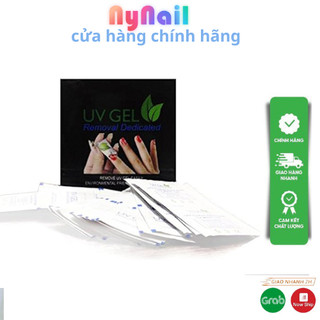 miếng giấy ủ phá sơn gel hộp 200 miếng siêu tiện lợi