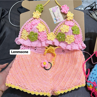 Set bikini xanh biển hot trend 2024
