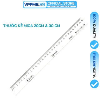 Thước kẻ eras e904/5, thước kẻ học sinh 20cm - 30cm