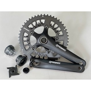 Đùi Đĩa Giò Dĩa Rỗng Xe Đạp PROWHEEL OUNCE, Đùi Đĩa PROWHEEL trục cốt rỗng nhôm 2 tầng 34-50T