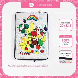 Túi chống sốc laptop 13 inch nhiều họa tiết [Made by Tòhe]