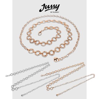 Thắt Lưng Nữ Dây Xích JTL01 Jussy Official Kiểu Đai Váy Dây Xích Hợp Kim Bền Chắc Phong Cách Thanh Lịch