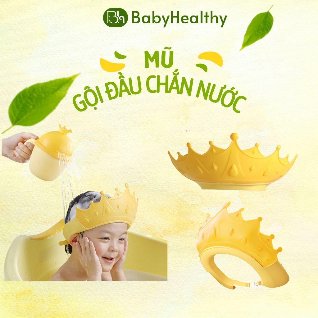Mũ gội đầu cho bé