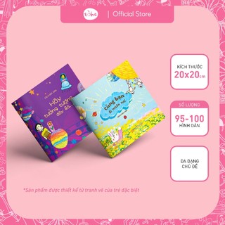 Bộ sticker dán hình Tòhe theo chủ đề, làm quà tặng cho bé