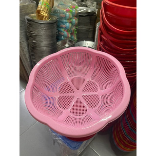 Rổ nhựa đựng rau trái cây bông mai 34cm freeship