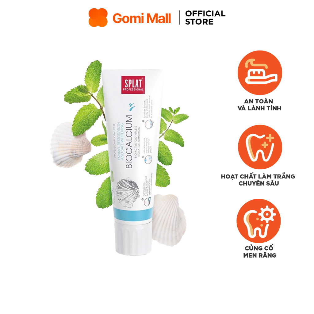Kem đánh răng thảo mộc SPLAT Biocalcium 100ml