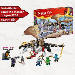 (Tặng 1 mini ninjago) Bộ Đồ Chơi lắp ráp Ninjago Rồng Egalt với 532 chi tiết mã 9209