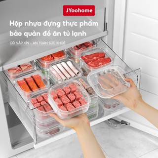 COMBO 10 Hộp Đựng Thực Phẩm Tủ Lạnh JYoohome Có Nắp Ngăn Mùi Đựng Hoa Quả Thức Ăn Rau Củ Đa Năng
