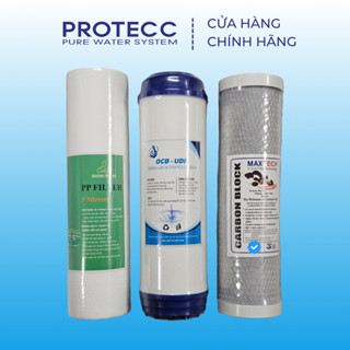 Bộ 3 Lõi Lọc Thô 10 Inch ( PP - UDF - CTO ) Việt Nam Loại Tốt