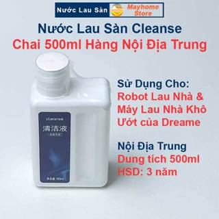 Nước Lau Sàn Chuyên Dụng Cho Máy Lau Nhà Khô Ướt & Robot Hút Bụi Lau Nhà Dreame Cleanse, Hàng Nội địa Trung Chai 500ml