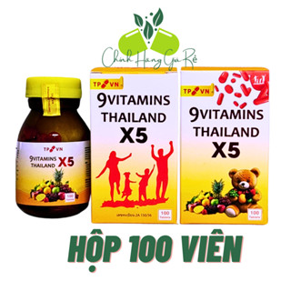[Mẫu Mới] Tăng Cân Vitamin TP X5 Chính Hãng 100 viên