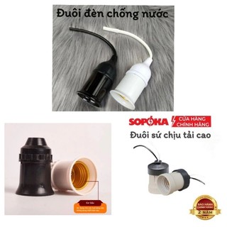 (GIÁ HỦY DIỆT) ĐUÔI ĐÈN ĐÚC CHỐNG NƯỚC CÓ DÂY 30CM & 15CM