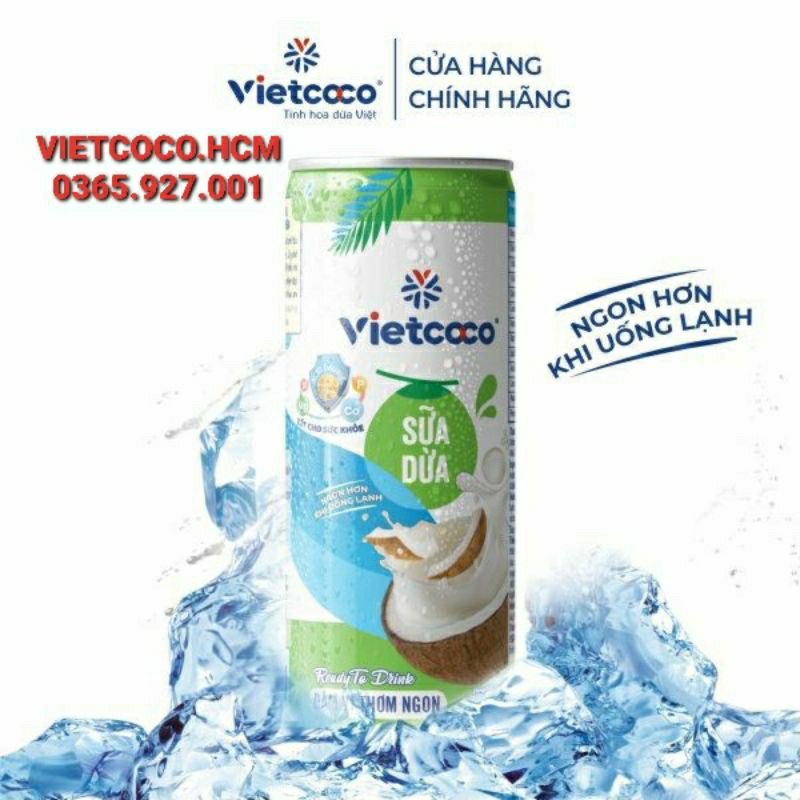 1 Thùng sữa dừa Vietcoco (24 lon x 240ml)